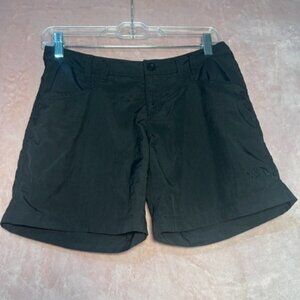 Womens Black Nylon The North Face Shorts Size 2